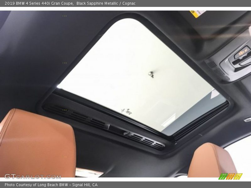 Black Sapphire Metallic / Cognac 2019 BMW 4 Series 440i Gran Coupe