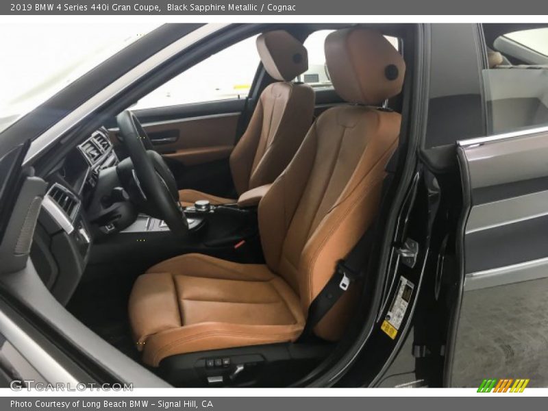 Black Sapphire Metallic / Cognac 2019 BMW 4 Series 440i Gran Coupe