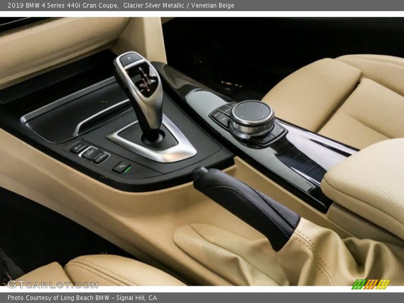 Glacier Silver Metallic / Venetian Beige 2019 BMW 4 Series 440i Gran Coupe