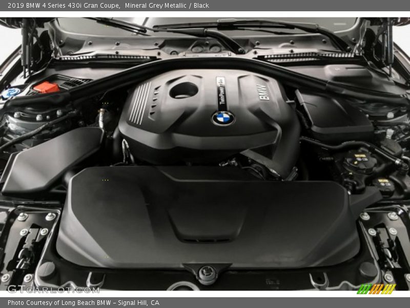 Mineral Grey Metallic / Black 2019 BMW 4 Series 430i Gran Coupe