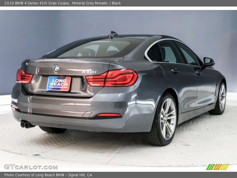 Mineral Grey Metallic / Black 2019 BMW 4 Series 430i Gran Coupe