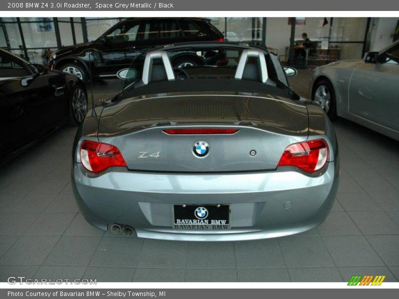 Space Grey Metallic / Black 2008 BMW Z4 3.0i Roadster