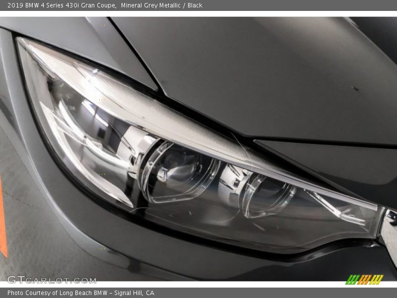 Mineral Grey Metallic / Black 2019 BMW 4 Series 430i Gran Coupe