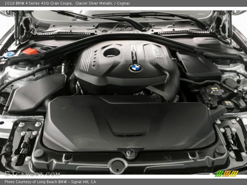 Glacier Silver Metallic / Cognac 2019 BMW 4 Series 430i Gran Coupe