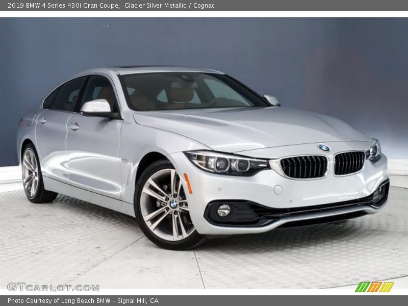Glacier Silver Metallic / Cognac 2019 BMW 4 Series 430i Gran Coupe