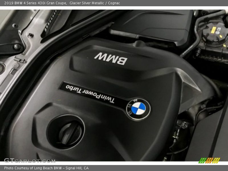 Glacier Silver Metallic / Cognac 2019 BMW 4 Series 430i Gran Coupe