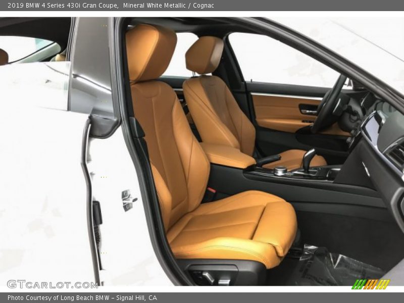 Mineral White Metallic / Cognac 2019 BMW 4 Series 430i Gran Coupe