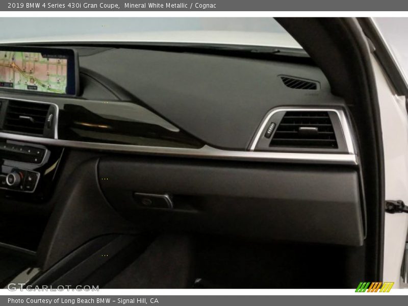 Mineral White Metallic / Cognac 2019 BMW 4 Series 430i Gran Coupe