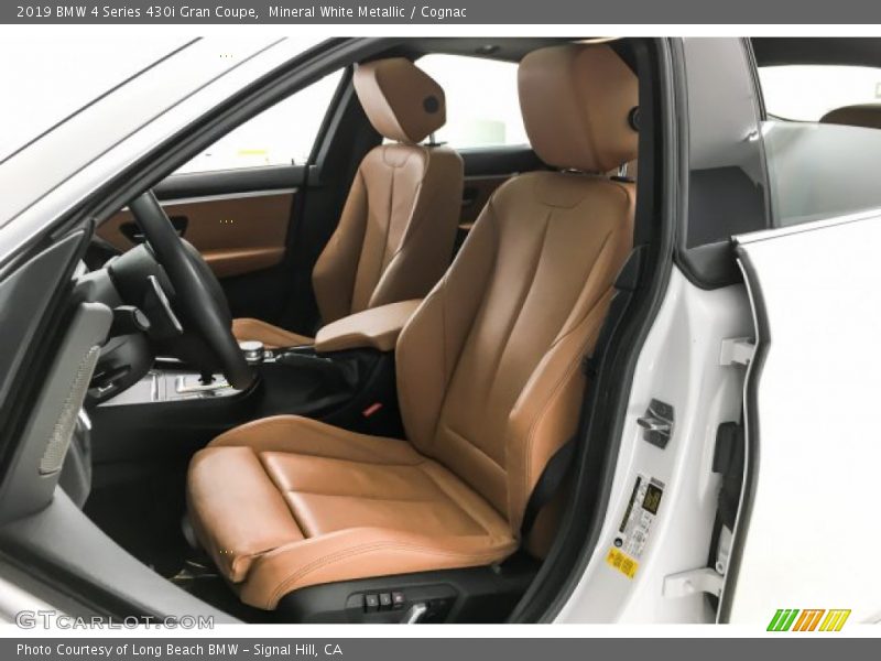 Mineral White Metallic / Cognac 2019 BMW 4 Series 430i Gran Coupe