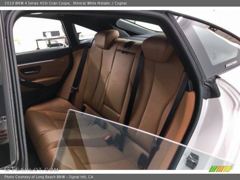 Mineral White Metallic / Cognac 2019 BMW 4 Series 430i Gran Coupe
