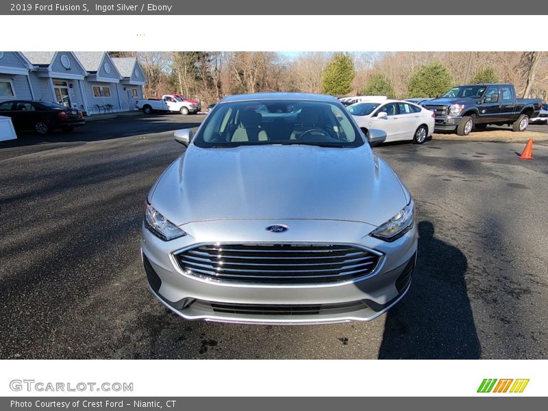 Ingot Silver / Ebony 2019 Ford Fusion S