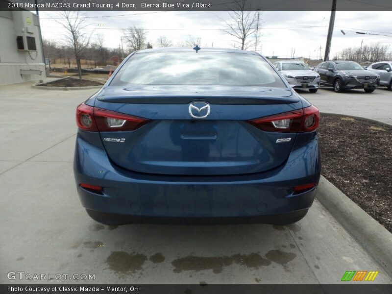 Eternal Blue Mica / Black 2018 Mazda MAZDA3 Grand Touring 4 Door