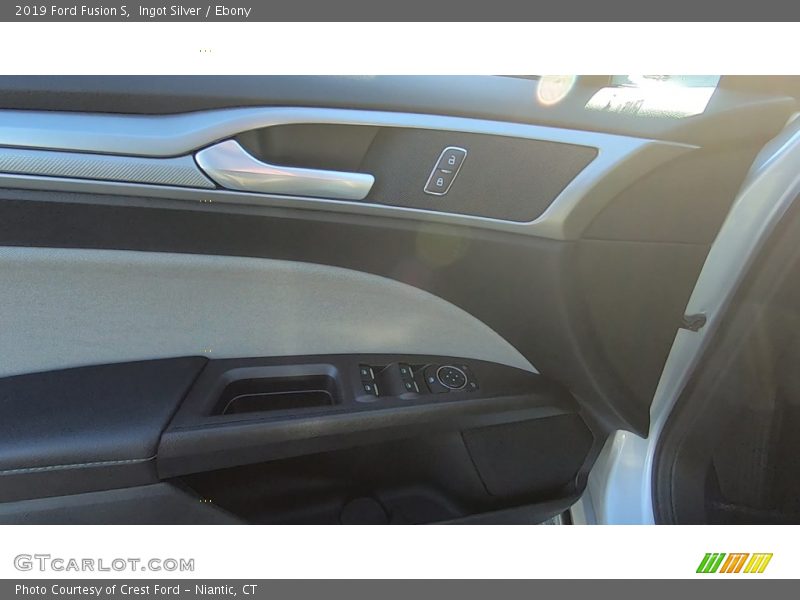Ingot Silver / Ebony 2019 Ford Fusion S