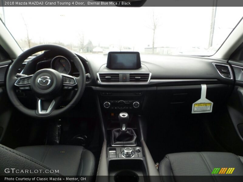 Eternal Blue Mica / Black 2018 Mazda MAZDA3 Grand Touring 4 Door