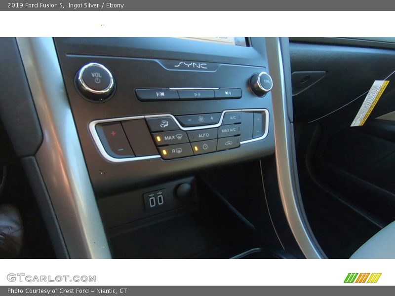 Ingot Silver / Ebony 2019 Ford Fusion S