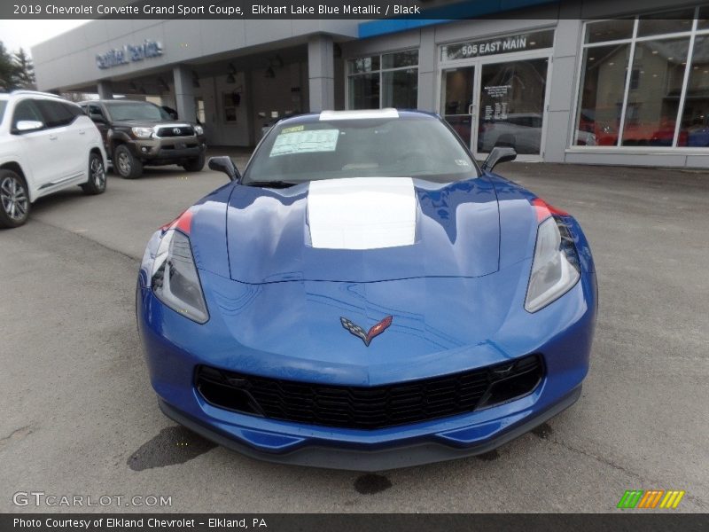 Elkhart Lake Blue Metallic / Black 2019 Chevrolet Corvette Grand Sport Coupe