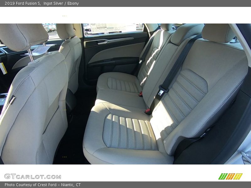 Ingot Silver / Ebony 2019 Ford Fusion S