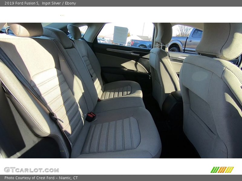 Ingot Silver / Ebony 2019 Ford Fusion S