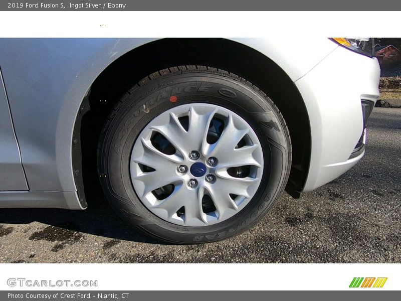 Ingot Silver / Ebony 2019 Ford Fusion S