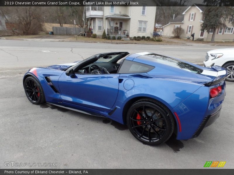 Elkhart Lake Blue Metallic / Black 2019 Chevrolet Corvette Grand Sport Coupe