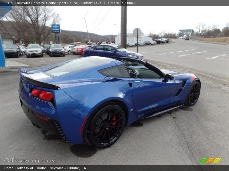 Elkhart Lake Blue Metallic / Black 2019 Chevrolet Corvette Grand Sport Coupe