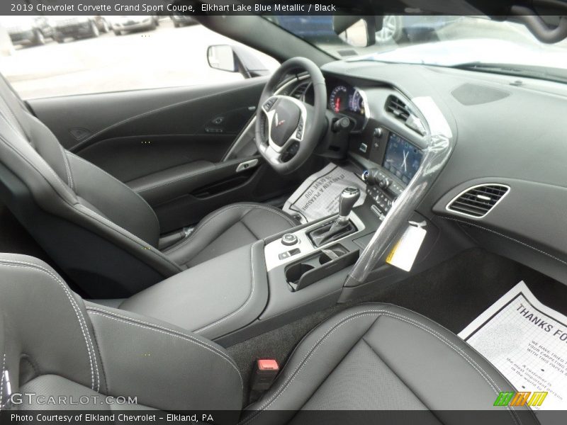Elkhart Lake Blue Metallic / Black 2019 Chevrolet Corvette Grand Sport Coupe