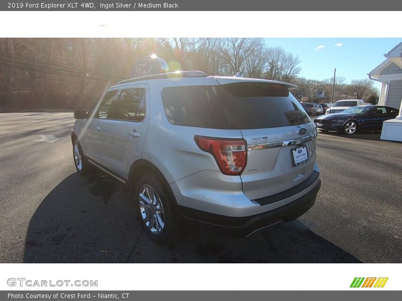 Ingot Silver / Medium Black 2019 Ford Explorer XLT 4WD
