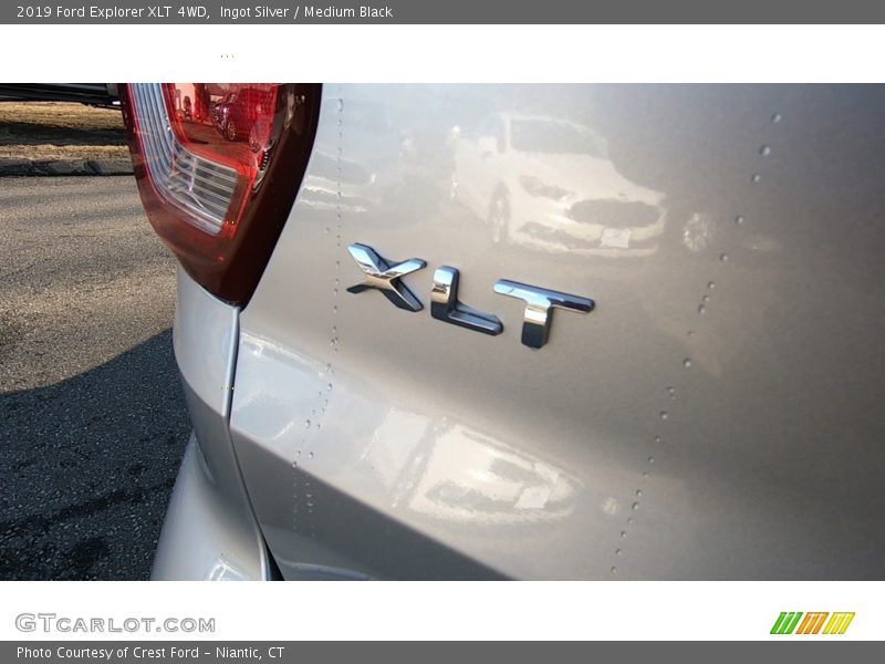 Ingot Silver / Medium Black 2019 Ford Explorer XLT 4WD