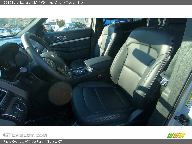 Ingot Silver / Medium Black 2019 Ford Explorer XLT 4WD