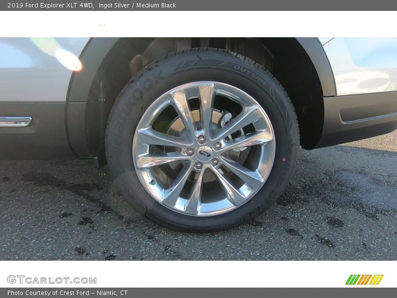 Ingot Silver / Medium Black 2019 Ford Explorer XLT 4WD