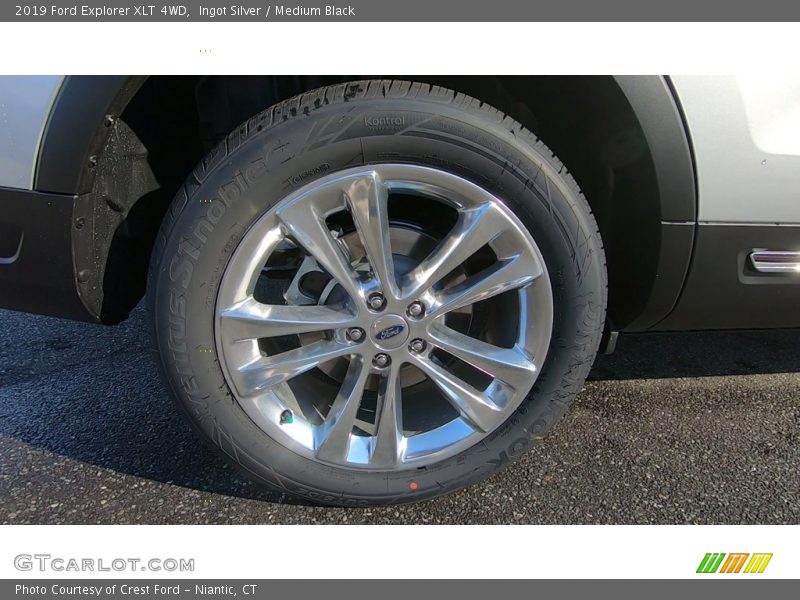 Ingot Silver / Medium Black 2019 Ford Explorer XLT 4WD