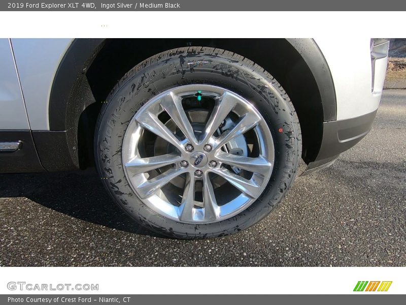 Ingot Silver / Medium Black 2019 Ford Explorer XLT 4WD