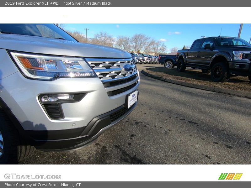 Ingot Silver / Medium Black 2019 Ford Explorer XLT 4WD