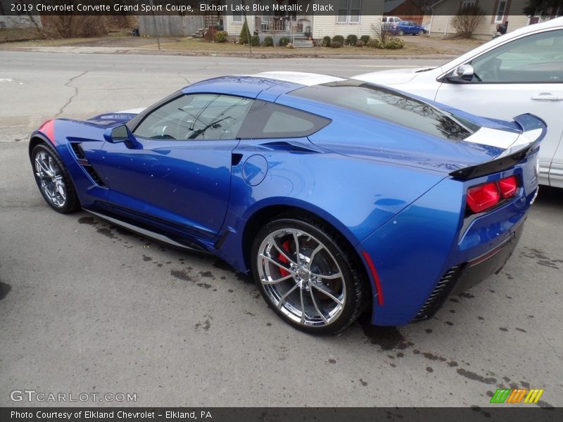 Elkhart Lake Blue Metallic / Black 2019 Chevrolet Corvette Grand Sport Coupe
