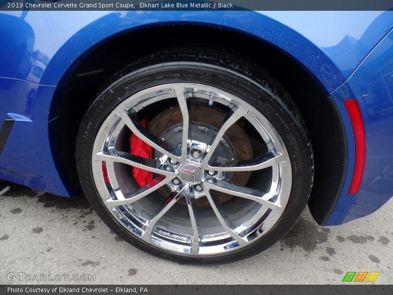 Elkhart Lake Blue Metallic / Black 2019 Chevrolet Corvette Grand Sport Coupe