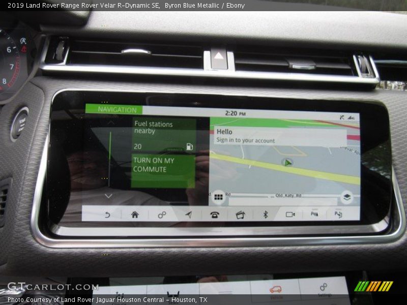Byron Blue Metallic / Ebony 2019 Land Rover Range Rover Velar R-Dynamic SE