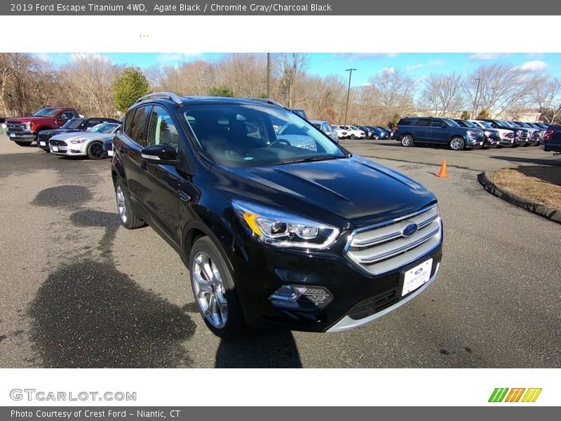 Agate Black / Chromite Gray/Charcoal Black 2019 Ford Escape Titanium 4WD