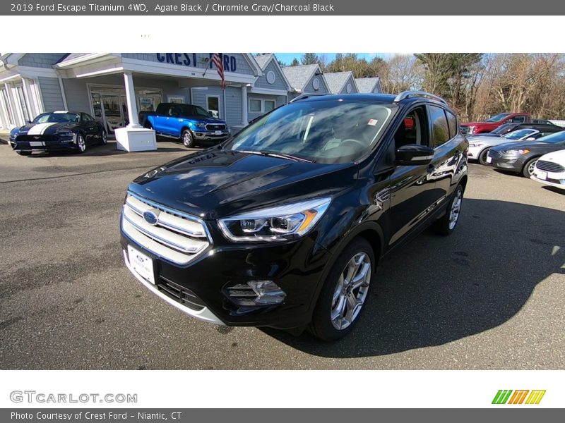 Agate Black / Chromite Gray/Charcoal Black 2019 Ford Escape Titanium 4WD