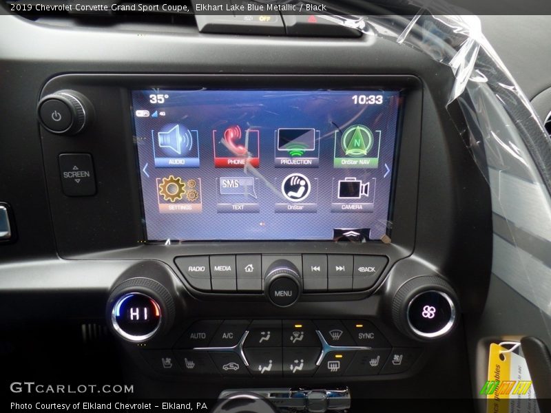 Elkhart Lake Blue Metallic / Black 2019 Chevrolet Corvette Grand Sport Coupe