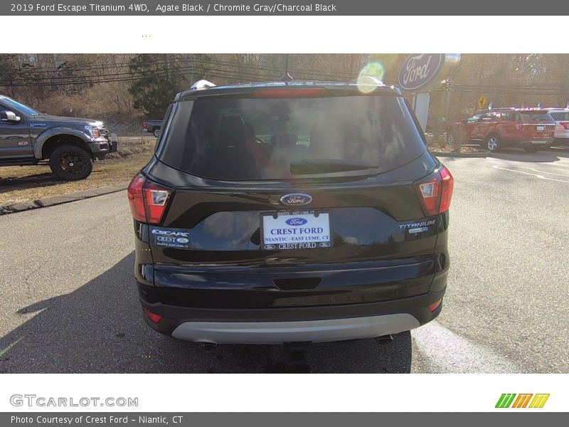 Agate Black / Chromite Gray/Charcoal Black 2019 Ford Escape Titanium 4WD
