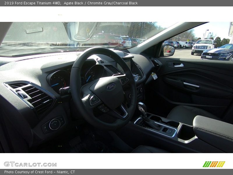 Agate Black / Chromite Gray/Charcoal Black 2019 Ford Escape Titanium 4WD