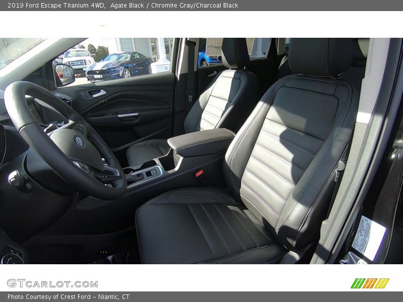 Agate Black / Chromite Gray/Charcoal Black 2019 Ford Escape Titanium 4WD