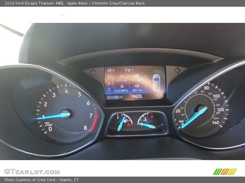Agate Black / Chromite Gray/Charcoal Black 2019 Ford Escape Titanium 4WD