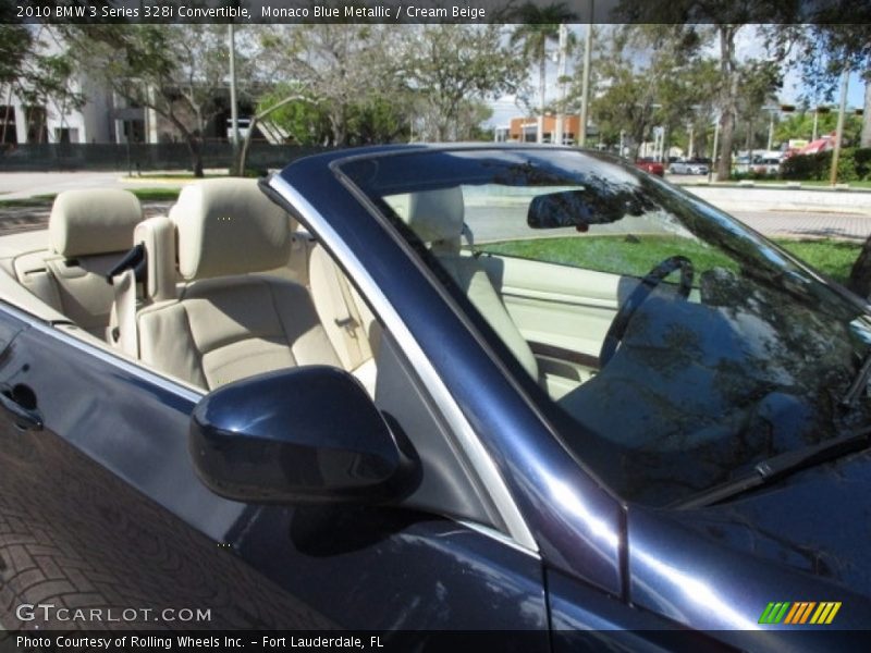 Monaco Blue Metallic / Cream Beige 2010 BMW 3 Series 328i Convertible