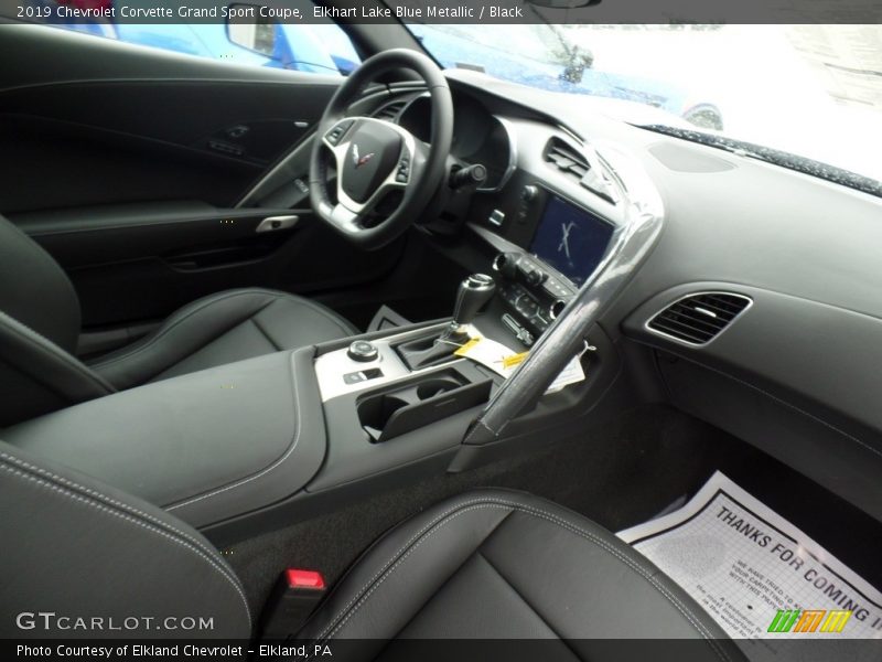 Elkhart Lake Blue Metallic / Black 2019 Chevrolet Corvette Grand Sport Coupe