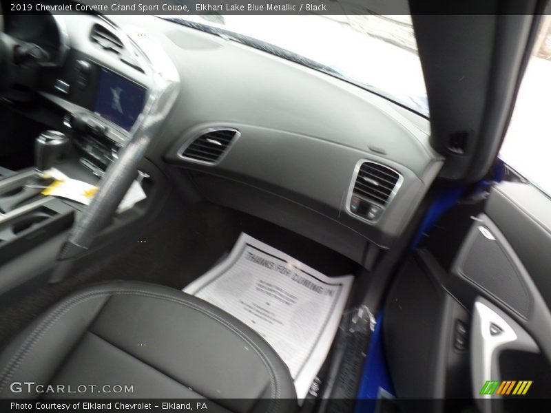 Elkhart Lake Blue Metallic / Black 2019 Chevrolet Corvette Grand Sport Coupe