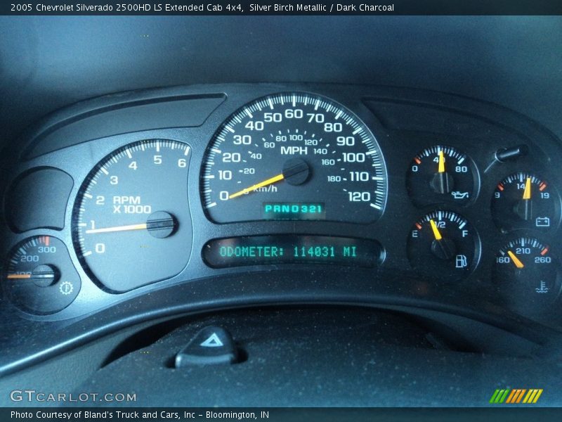 Silver Birch Metallic / Dark Charcoal 2005 Chevrolet Silverado 2500HD LS Extended Cab 4x4