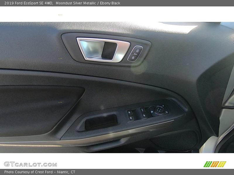 Moondust Silver Metallic / Ebony Black 2019 Ford EcoSport SE 4WD