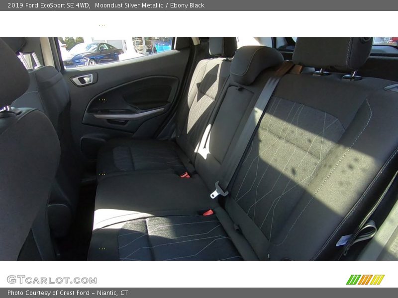 Moondust Silver Metallic / Ebony Black 2019 Ford EcoSport SE 4WD