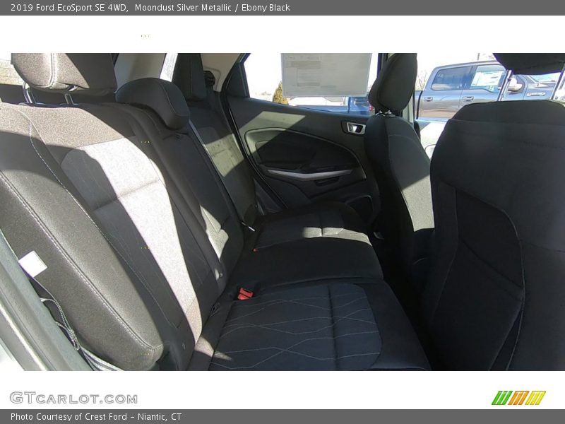 Moondust Silver Metallic / Ebony Black 2019 Ford EcoSport SE 4WD